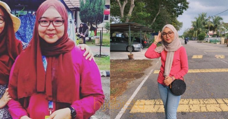 Lepas Patah Hati, Gadis Ini Terus Cari Motivasi Hingga Berjaya Turun 30kg Dengan Sihat. Hebat!