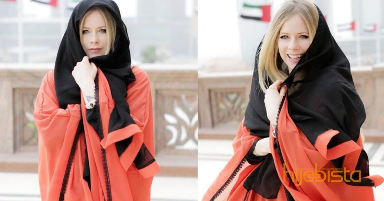 Persis Wanita Timur Tengah, Avril Lavigne Curi Tumpuan Apabila Cuba Mengenakan Hijab