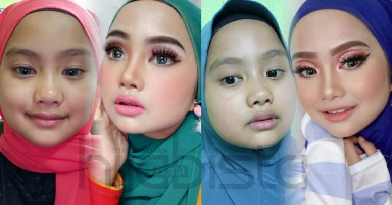 Usia Baru 11 Tahun, Tapi Sentuhan Magis Budak Ini Setanding Jurusolek Pro. Look Dihasilkan Sangat WOW!