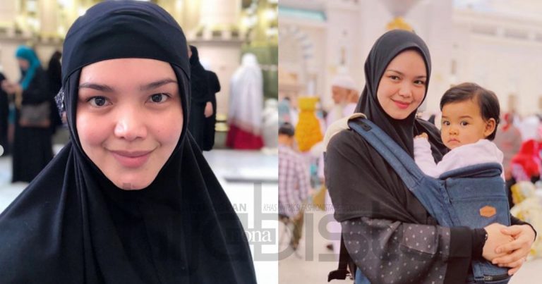 Kongsi Foto Tunaikan Umrah Di Mekah, Penampilan Siti Tanpa Mekap & Tak Berniqab Dapat Pujian Netizen