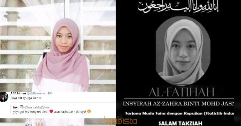 Yay! Tak Sabar Nak Raya!-Antara Tweet Terakhir Gadis Ini Sebelum Maut Kemalangan