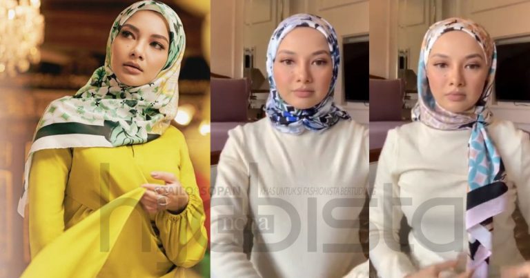 Lepas Sepit Rambut, Pemakaian Rubber Band Digayakan Neelofa Pada Tudung Pula Viral. Sangat On Point!