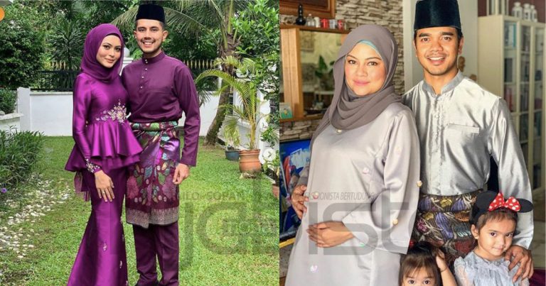 #OOTD Selebriti Berhijab Sambut Syawal Memang Meletop. Baju Tradisional & Warna Sedondon Jadi Pilihan!