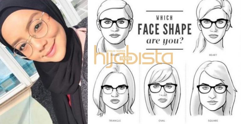 Tip memilih Kaca Mata Mengikut Bentuk Wajah Hijabi, Barulah Penampilan On Point !