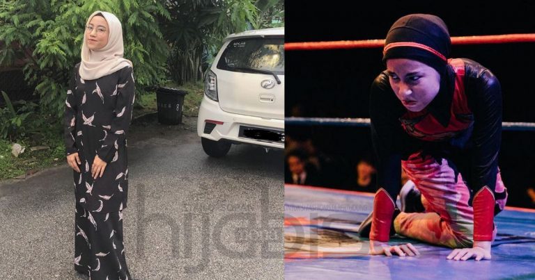 “Lawa Rupanya…” Ahli Gusti Wanita Berhijab Pertama Di Dunia Ini Dipuji Cantik Menggayakan Baju Kurung