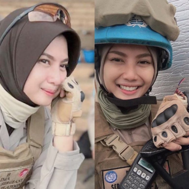 Viral Di Internet, Ramai Terpukau Dengan Kecantikan Polis PBB Dari Indonesia Ini