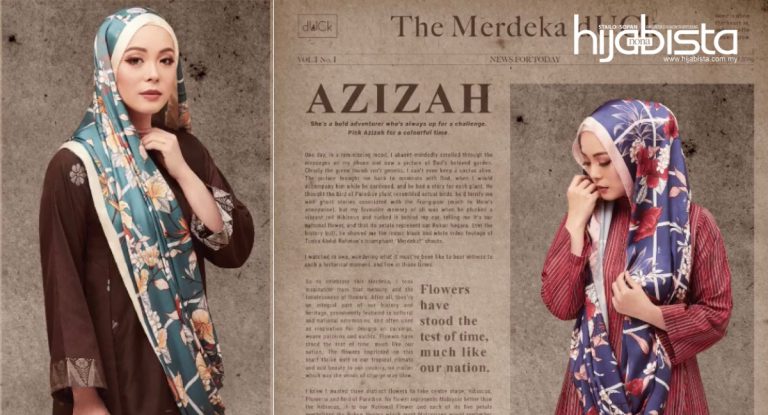 Pesona Nama Wanita Melayu Lama, Pilihan Vivy Yusof Sambut Hari Kemerdekaan Dengan Koleksi Shawl Terbaru