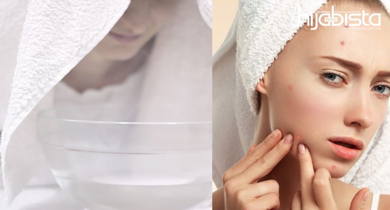 Nak Muka Berseri, Lakukan Rawatan Wap Muka Air Panas, Masalah Jerawat Terus Hilang.