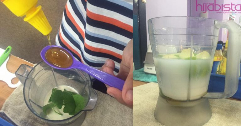 Amalkan Smoothies Pegaga Kalau Mahu Kempiskan Perut & Jadi Awet Muda. Rasa Pun Sedap!