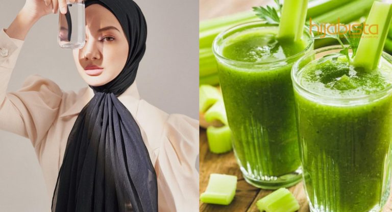 Minum Jus Seleri Untuk Kekal Awet Muda, Semak 19 Lagi Tip Cantik Patut Hijabi Amalkan. Rugi Tak Cuba!