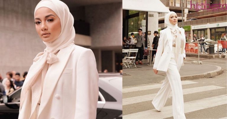 She’s A Proud Hijabi! Tampil Berhijab Penuh Di Milan Fashion Week, Neelofa Buat Semua Terpukau