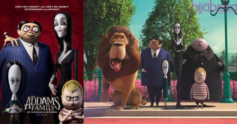 Menangi Pas Tayangan Perdana The Addams Family Dengan Hijabista. Syok Habis!
