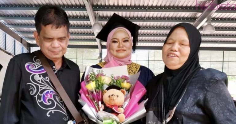 Biarpun Tak Dapat Melihat, Pasangan OKU Bangga Rai Kejayaan Anak Di Hari Konvokesyen