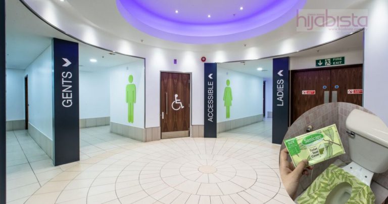 Hijabi Wajib Ada Toilet Seat Cover Bila Nak Guna Tandas Awam, Barulah Boleh ‘Melepas’ Dengan Selamat