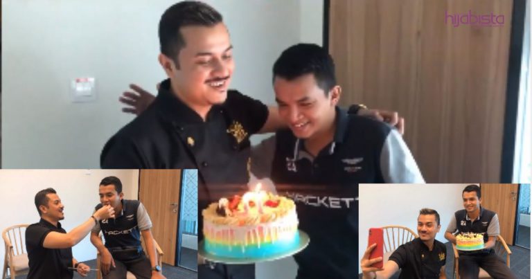 Dato Fazley Yaacob Tunai Impian ‘Rider’ Grab Food Bergambar Bersama, Siap Buat Kejutan Bawa Kek Hari Jadi
