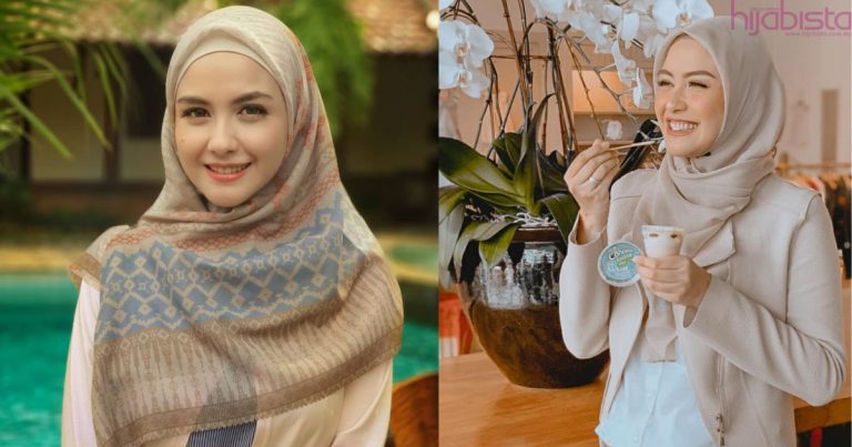 Selesa Pakai Baju Longgar & Hijab Labuh, Gaya Revalina S.Temat Si Bawang Putih Boleh Jadi Ikutan