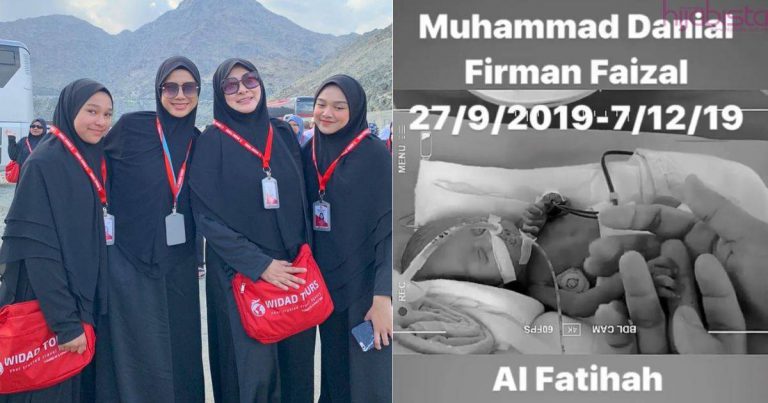 ‘Jatuhlah Air Mata Kami Bersama’-Memey Suhaiza Kongsi Sedih Dengan Pemergian Baby D
