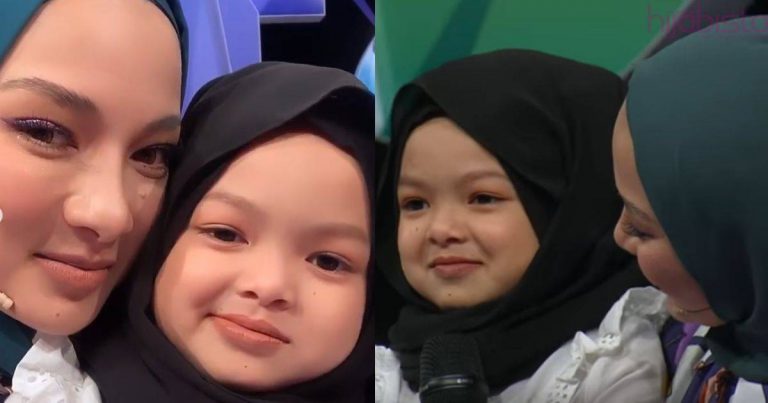 Eh Sama Sangat Ni! Neelofa Teruja Bertemu Kembarnya Versi Kanak-Kanak