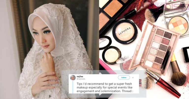 Jurusolek Terkenal Ini Dedah Cara Bagi Dapatkan Solekan ‘Fresh Look’ Di Hari Bahagia