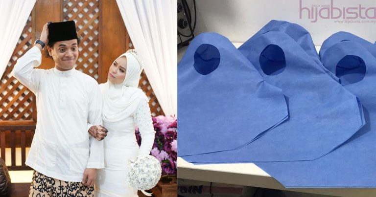 Tolong Mana Yang Mampu, Isteri Atu Zero Jahitkan Pelindung Kepala & Kaki Buat Petugas Hospital