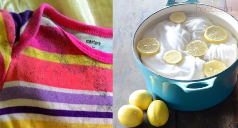 Ini 6 Cara Mudah Dan Murah Hilangkan Tudung & Baju Yang Ada Tahi Lalat. Jangan Buang!