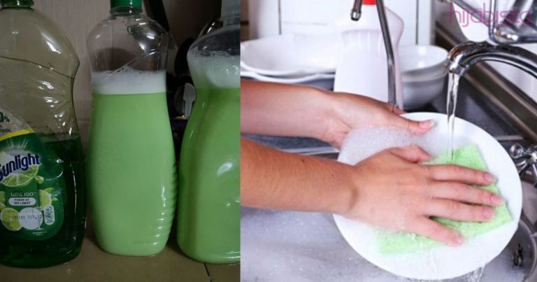 Hanya Tambah Garam Je Dapat Jimat Berbotol-Botol Sabun Cuci Pinggan. Buih Pun Jadi Banyak!