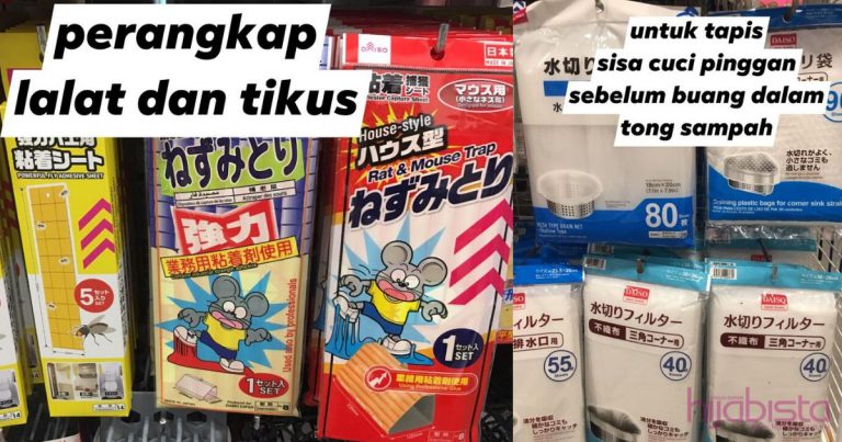 Ini Senarai Barangan Daiso Yang Best Untuk Kegunaan Rumah. Anda Wajib Dibeli!