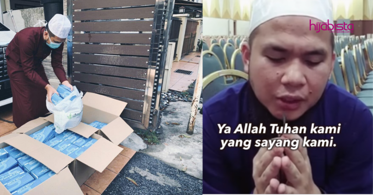 “Ya Allah Terimalah Sedekah Hadiah Ini Jadi Asbab Hidayah”- Ustaz Ebit Lew Sumbang 10K Mask