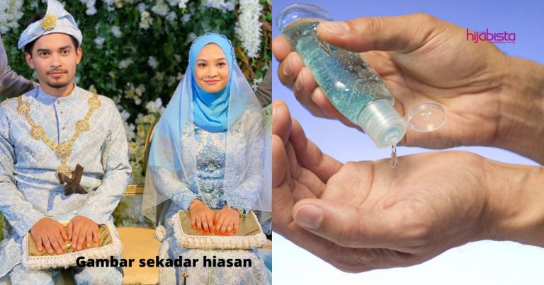 Boleh Je Buat Majlis Kahwin Musim Covid-19 Tapi Lepas Salam Terus Pakai Hand Sanitizer