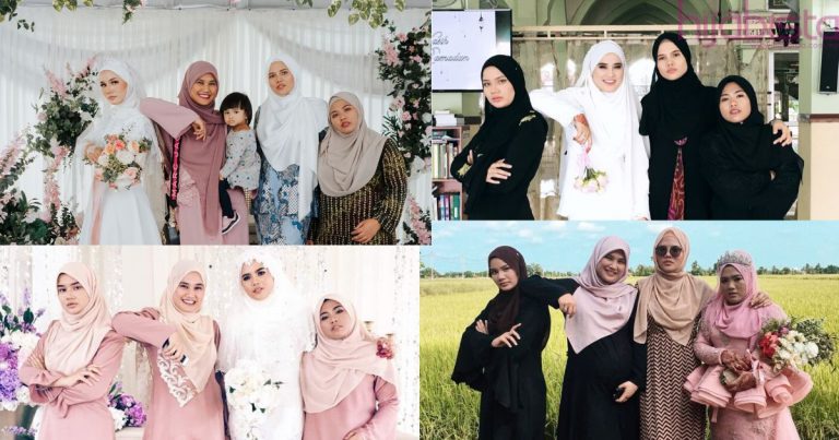 Tetap ‘BFF’ Dari Zaman Bujang Sampai Kahwin, Gambar Unik 4 Sekawan Jadi Tumpuan Ramai
