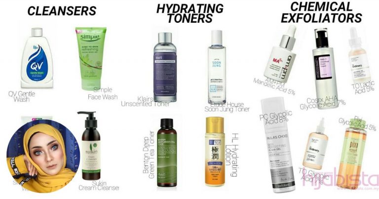 Gadis Ini Senaraikan Produk Yang Best Untuk Atasi Masalah Kulit Kusam. Barulah Glowing!