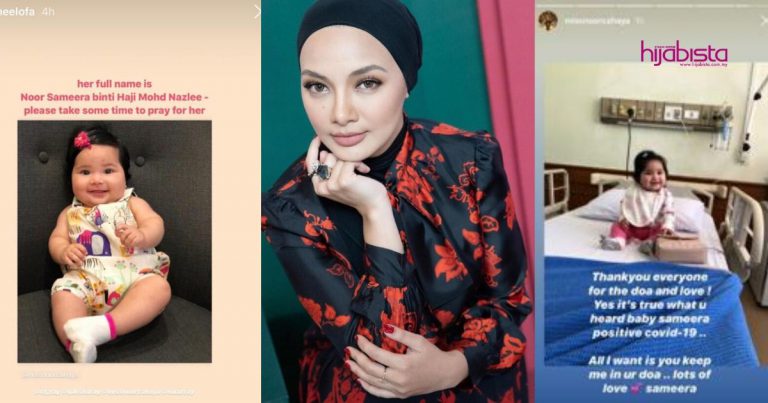 Anak Sepupu Neelofa Positif Covid-19, Neelofa Mohon Doakan Si Comel