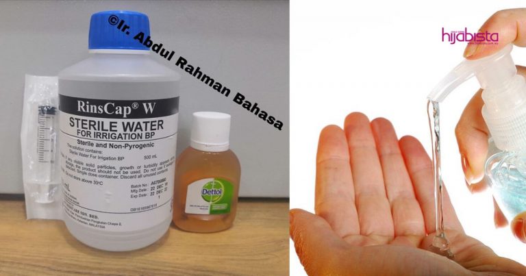 Buat Sendiri Je! Dengan Kos RM11.70 Boleh Dapat 5 botol (50 ML) Hand Sanitizer