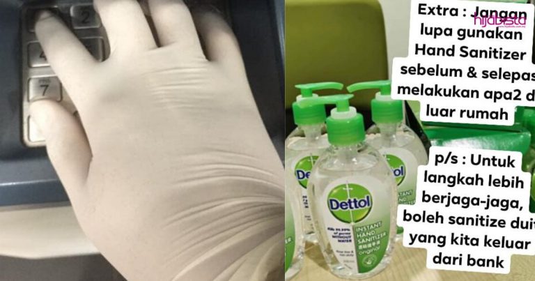 Mood Paranoid Musim Covid-19, Lelaki Ini Kongsi Step Bila Ke Bank & Stesen Minyak
