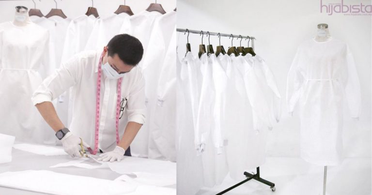 Sayangnya Nak Buang! Jovian Mandagie Hasilkan Gaun PPE Eksklusif Buat Frontliners