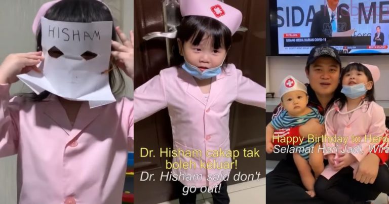 Comelnya! Kanak-Kanak Cina Buat TikTok Khas Untuk Dr. Hisham Sempena Hari Jadinya