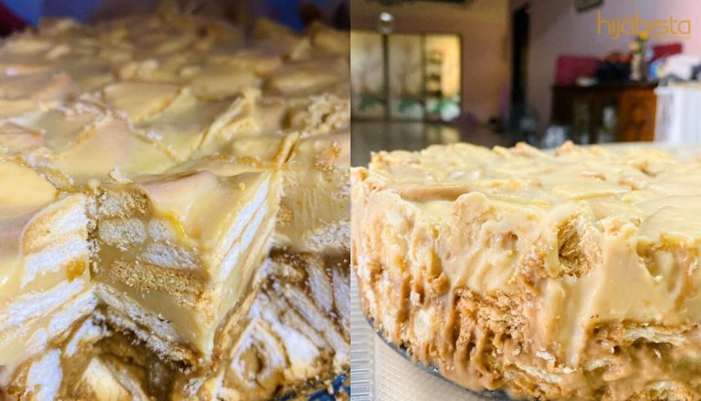 Bosan Dengan Kek Batik Coklat, Jom Cuba Kek Batik White Coffee. Pasti Terangkat!