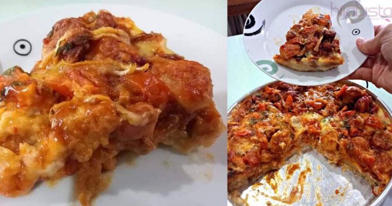 Hanya Gunakan Lebihan Roti, Resepi Pizza Homemade Pasti Buatkan Anda Terliur!