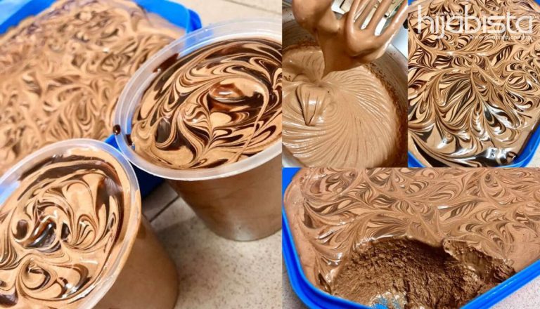 Upah Anak-anak Berpuasa Dengan Aiskrim Coklat Homemade Hanya Guna Blender. Nikmatnya Macam Beli Di Kedai!