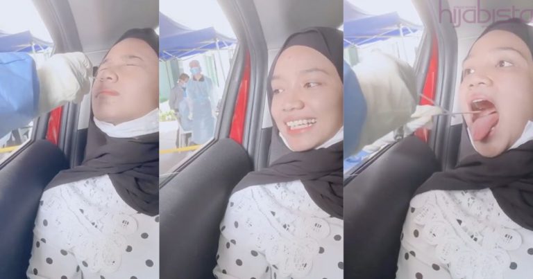 ‘Jangan Takut, Kejap Je Buat!’ -Ummi Nazeera Lalui Ujian Saringan Covid-19 Secara Drive-Thru