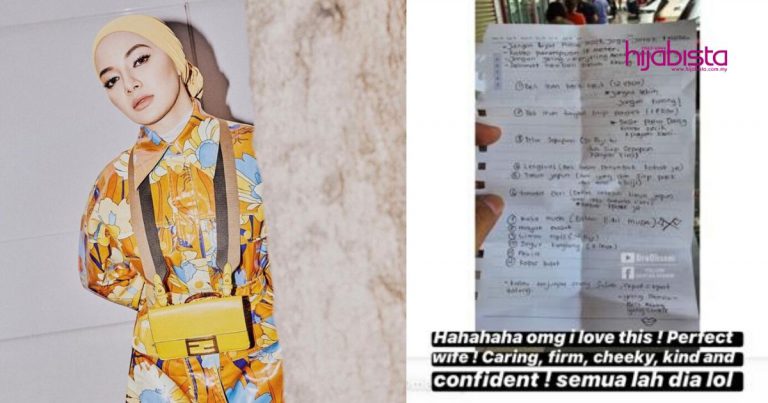 Perfect Wife Kata Neelofa Di IG Story Bila Tertarik Dengan List Barang Seorang Isteri Untuk Suaminya