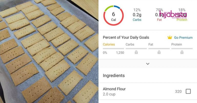 Kudapan Sihat, Sekeping Cracker Cuma 0.2 Carbs, Boleh Makan Tanpa Rasa Bersalah