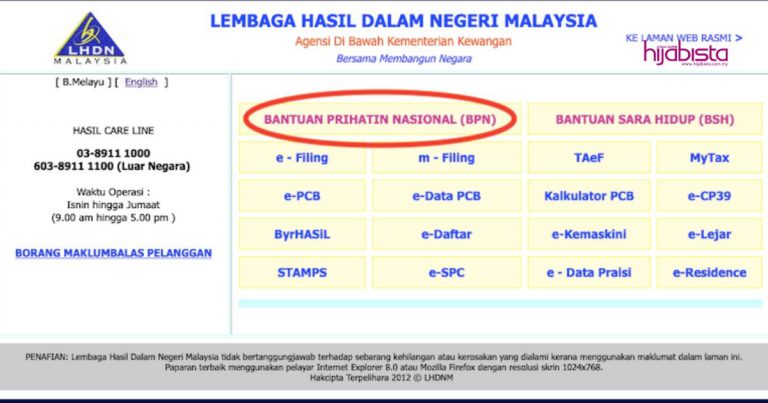 Pembayaran Bantuan Prihatin Nasional (BPN) Fasa 1 Bermula 6 April 2020