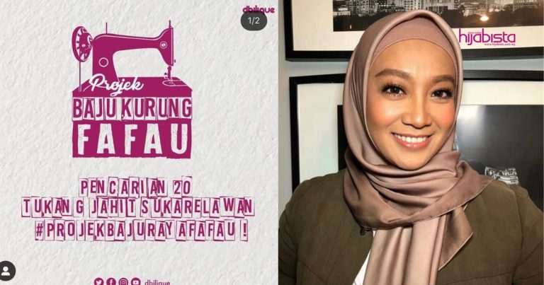 #ProjekBajuRayaFafau!Fara Fauzana Cari 20 Tukang Jahit Sukarelawan Jahit Baju Kurung
