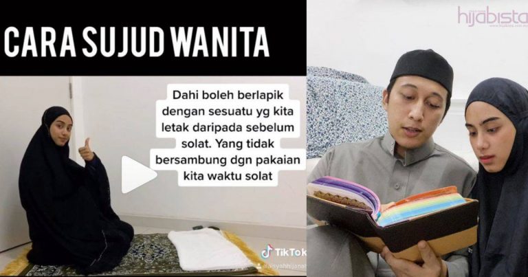 Manfaatkan TikTok, Aisyah Hijanah Kongsi Panduan Sujud Tika Solat Buat Wanita