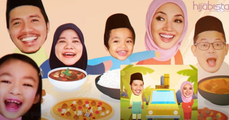 Comelnya Baby Bump! Nyanyi Duet, Fazura & Fattah Amin Dianimasikan Dalam MV Seloka Hari Raya