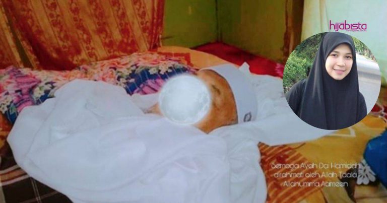 “Adik, Abah Dah Kembali Ke Rahmatullah-” Da’i Hamidah Kongsi Detik Pilu Pemergian Bapa Tercinta