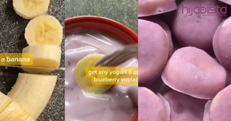 Sejuk Betul Tekak Makan Snek Yang Lazat Macam Ais Krim Ini. Guna Pisang & Yogurt Je!