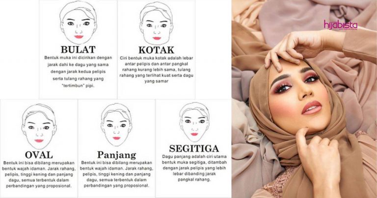 Nak Nampak Wajah Runcing? Sebab Itu Penting Kenali Bentuk Wajah Sebelum Pilih Gaya Tudung