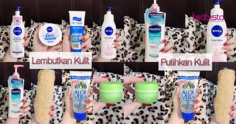 Putihkan Semula Kulit Sunburn & Lembutkan Kulit Badan, Hanya Guna Produk Drugstore